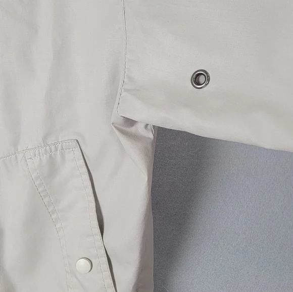 Members Only Vintage Coat‎ W/ Hidden Zip Rain Hood Size (40) Medium Vented Tan - Picture 2 of 11